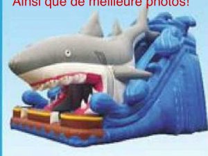 Glissade Méga Requin (Disponible à partir mi-mai)